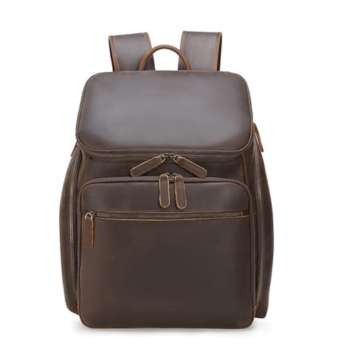 Laptop Backpack Genuine Leather Casual Travel. Phil and Gazelle.