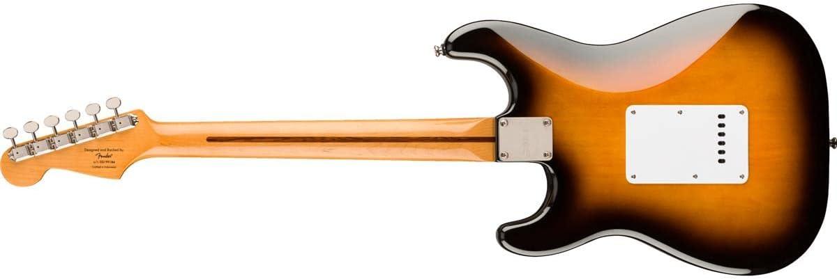 Fender Classic Vibe 6 String Solid-Body Electric Guitar, Right. Phil and Gazelle.