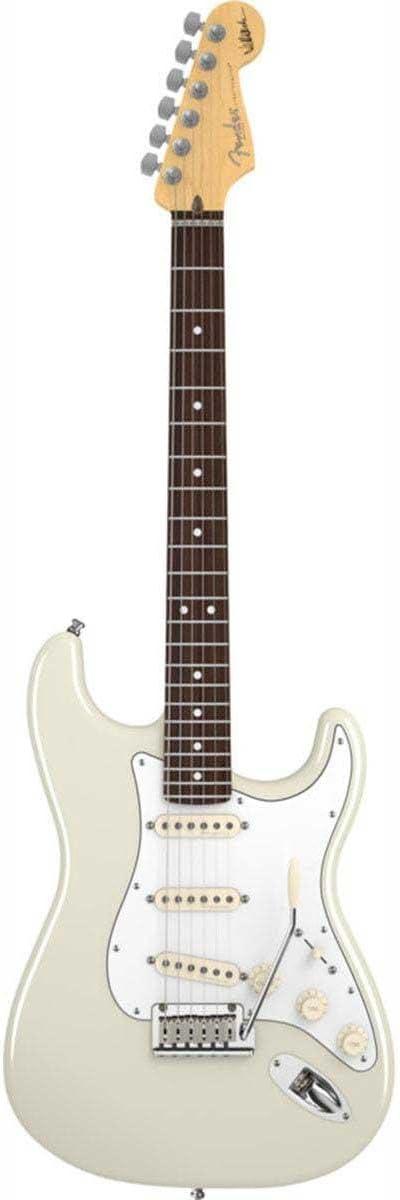 Fender Jeff Beck Stratocaster® Electric Guitar, Olympic White, Rosewood Fretboard. Phil and Gazelle.