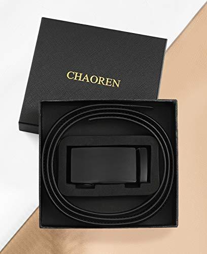 CHAOREN Mens Belt Leather Ratchet 1 3/8" for Casual Jeans - Micro Adjustable Belt Fit Everywhere&nbsp;  Phil and Gazelle.