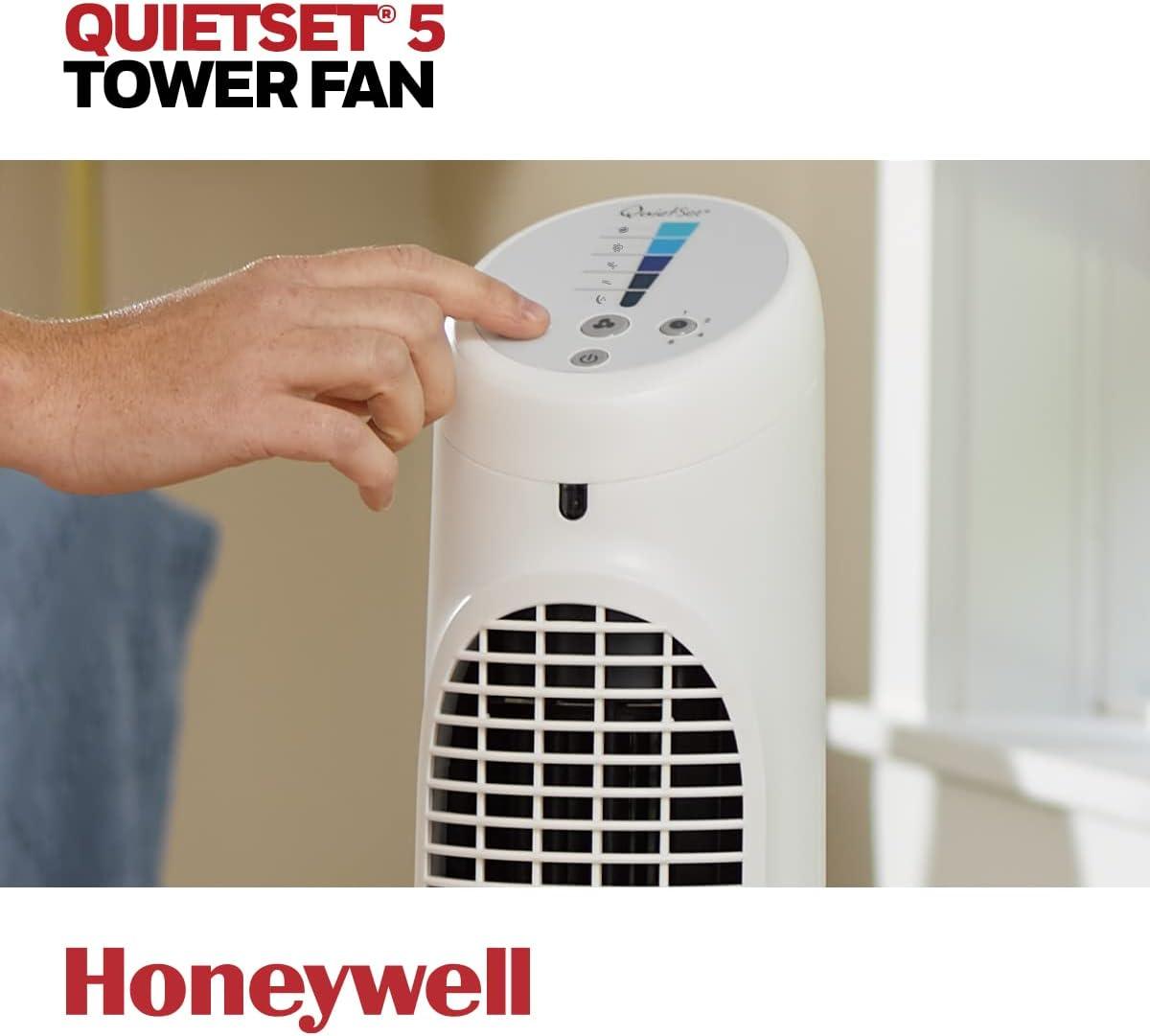 Honeywell HYF260WC QuietSet® Whole Room 40” Tall Tower Fan.