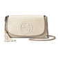 Gucci Soho White Leather Handbag Crossbody Italy Bag Phil and Gazelle