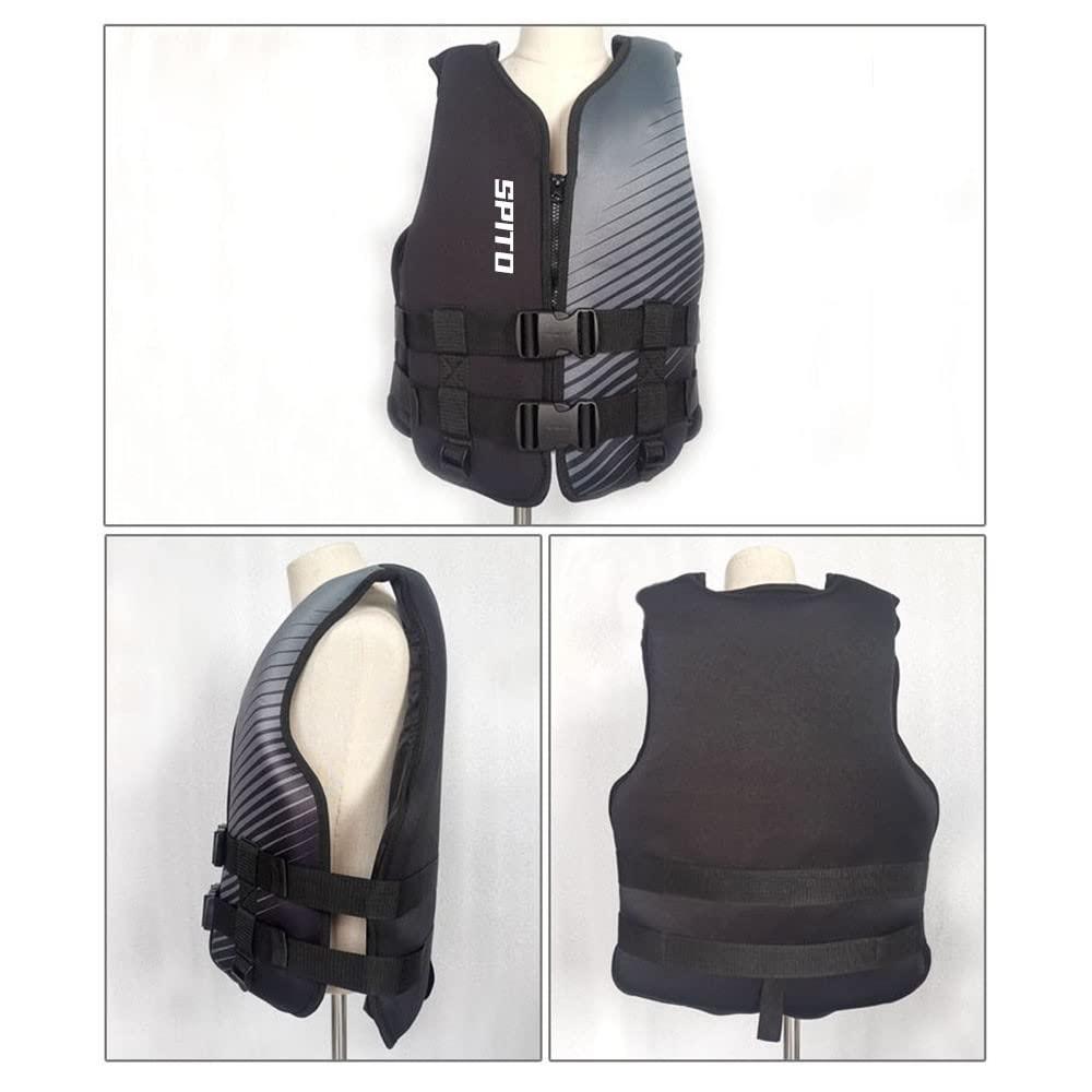 Life Jackets Vest, Adult Adjustable Safety Breathable Swimming Vest. Phil and Gazelle