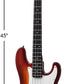 SAFEPLUS 45" Full Size 4 String Electric Bass Guitar kit. Phil and Gazelle.