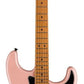 Fender 6 String Solid-Body Electric Guitar, Right, Shell Pink Pearl. Phil and Gazelle.