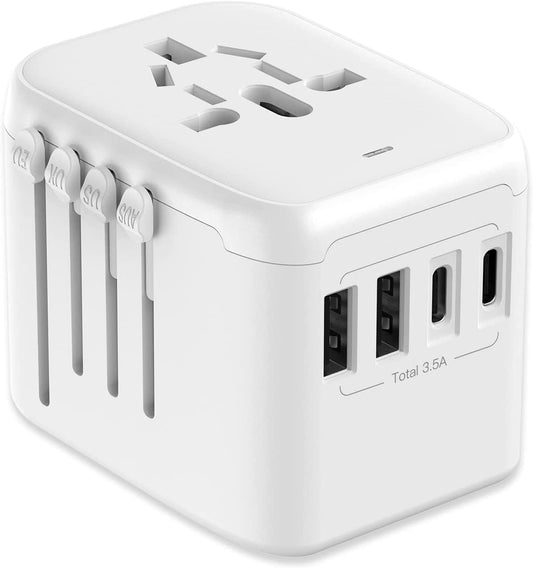 Universal International Power Travel Plug Adapter, 5 in 1 Phil and Gazelle