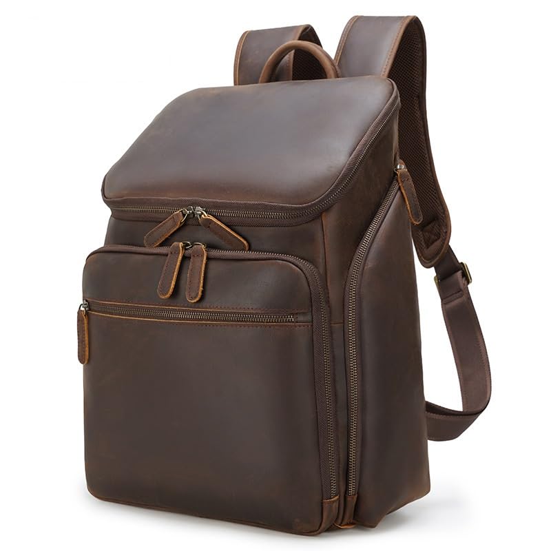 Laptop Backpack Genuine Leather Casual Travel. Phil and Gazelle.