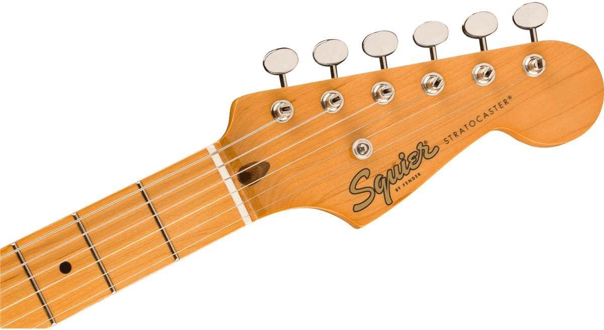 Fender Classic Vibe 6 String Solid-Body Electric Guitar, Right. Phil and Gazelle.