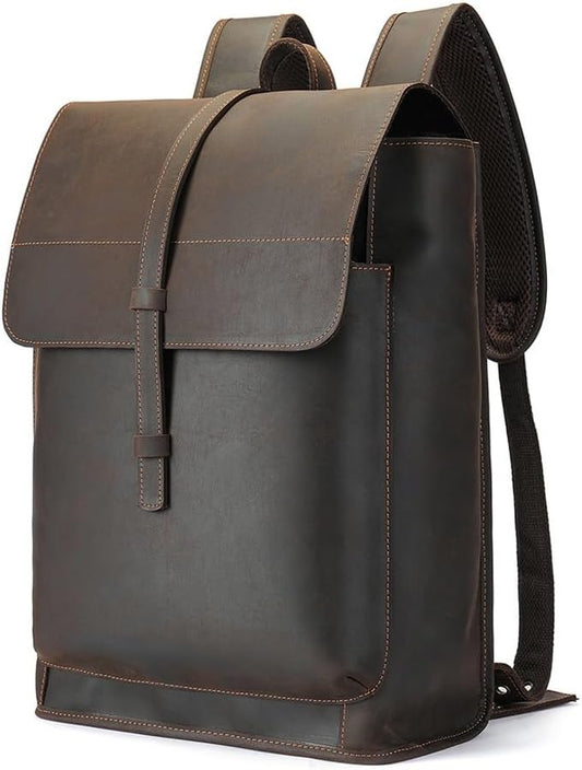 Laptop Backpack Genuine Leather Casual Travel. Phil and Gazelle.