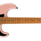 Fender 6 String Solid-Body Electric Guitar, Right, Shell Pink Pearl. Phil and Gazelle.