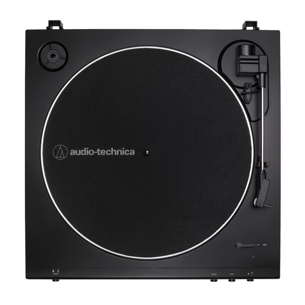 Audio-Technica AT-LP60X-BK Fully Automatic Belt-Drive Stereo Turntable.