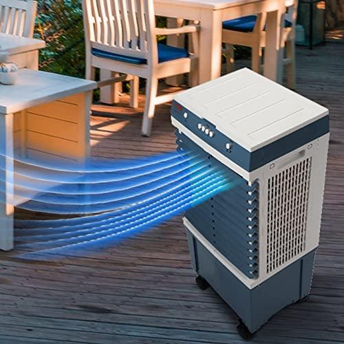 Evaporative Cooler, 1400 CFM Air Cooler, 84° Oscillating Swamp Cooler. Phil and Gazelle.