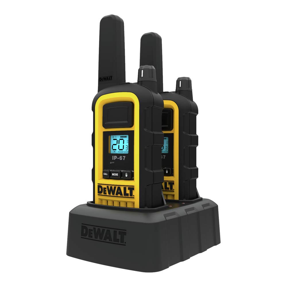 Heavy-Duty 2-Watt Jobsite FRS Walkie Talkies. Phil and Gazelle.