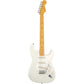 Fender Eric Johnson Stratocaster® Maple Electric Guitar, White Blonde, Maple Fretboard. Phil and Gazelle.