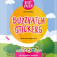 Buzz Patch Stickers for Kids (60 Pack) Phil and Gazelle