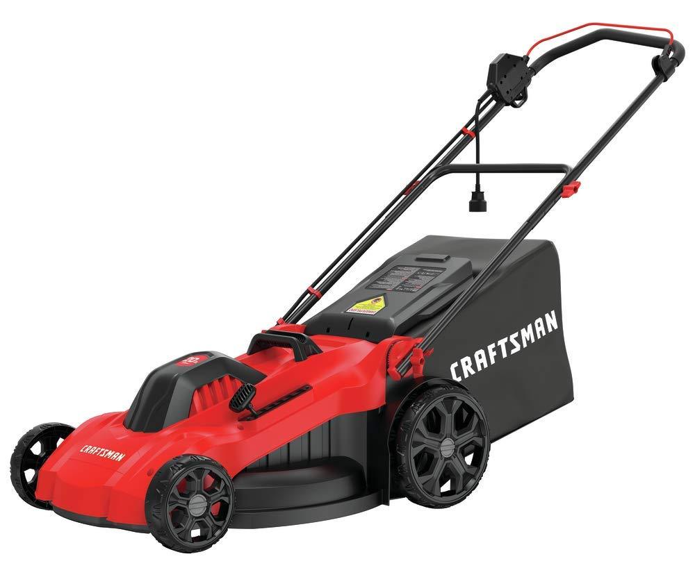 CRAFTSMAN Electric Lawn Mower, 20-Inch, Corded, 13-Ah. Phil and Gazelle.