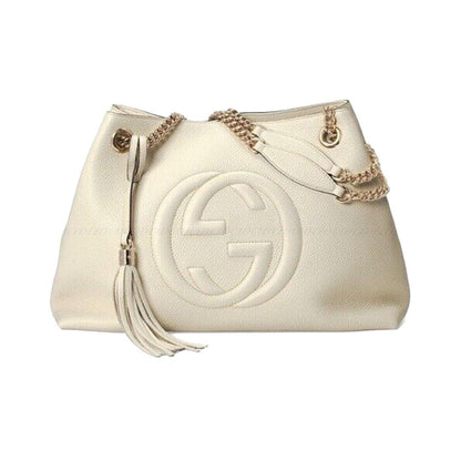 Gucci Soho Leather Chain Straps Shoulder Handbag Phil and Gazelle