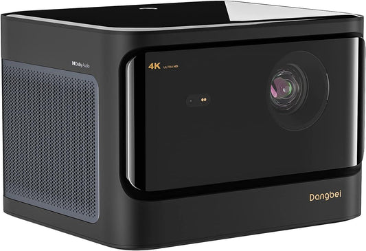 Pro Projector 4K, 1800 ISO Lumens DLP Projector with Android 4GB+128G. Phil and Gazelle.