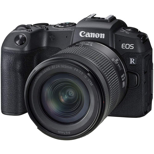 Canon EOS RP Full-Frame Mirrorless Interchangeable Lens Camera + RF24-105mm Lens F4-7.1 is STM Lens Kit- Compact and Lightweight for Traveling and Vlogging, Black (3380C132).&nbsp; Phil and Gazelle.