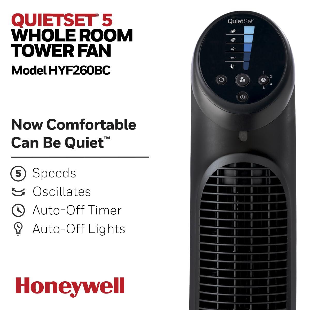 Honeywell HYF260BC QuietSet® Whole Room 40” Tall Tower Fan Phil and Phil.