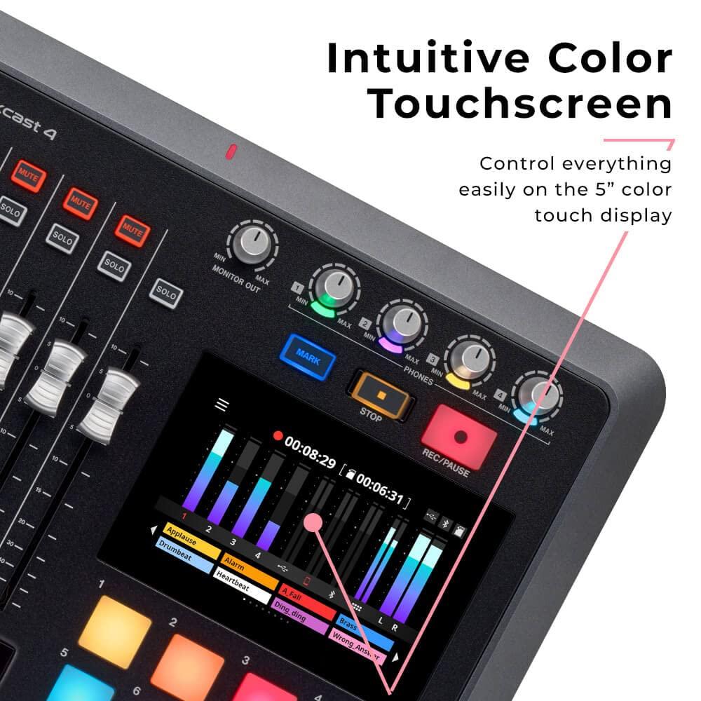 Tascam Mixcast4 Podcast Station with built-in Recorder/USB Audio Interface. Phil and Gazelle.