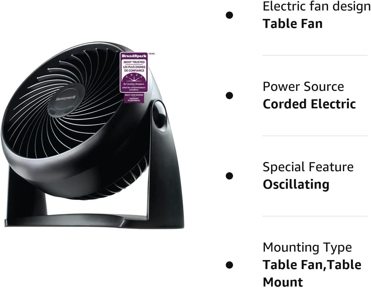 Honeywell HT900C 7" TurboForce® POWER+ Desk/Table Fan Phil and Gazelle.