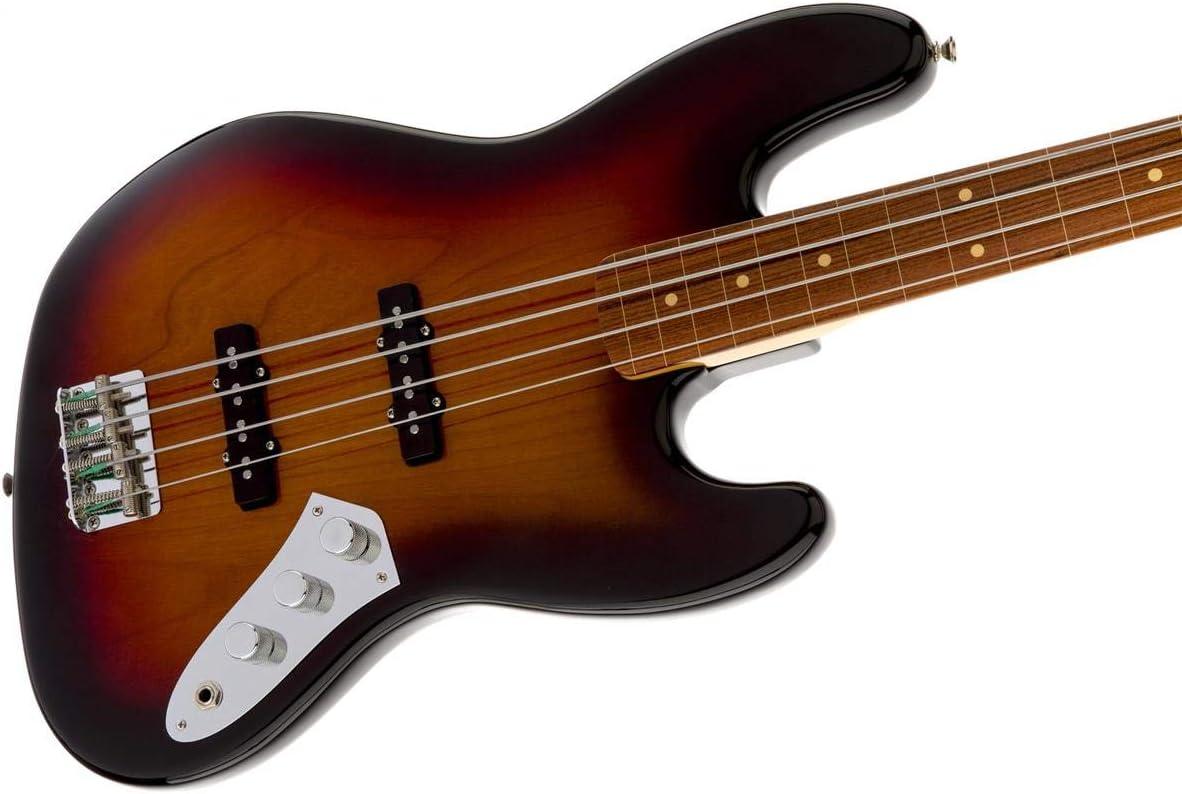 Fender Jaco Pastorius Jazz Bass®, 3 Tone Sunburst, Rosewood Fretboard. Phil and Gazelle.