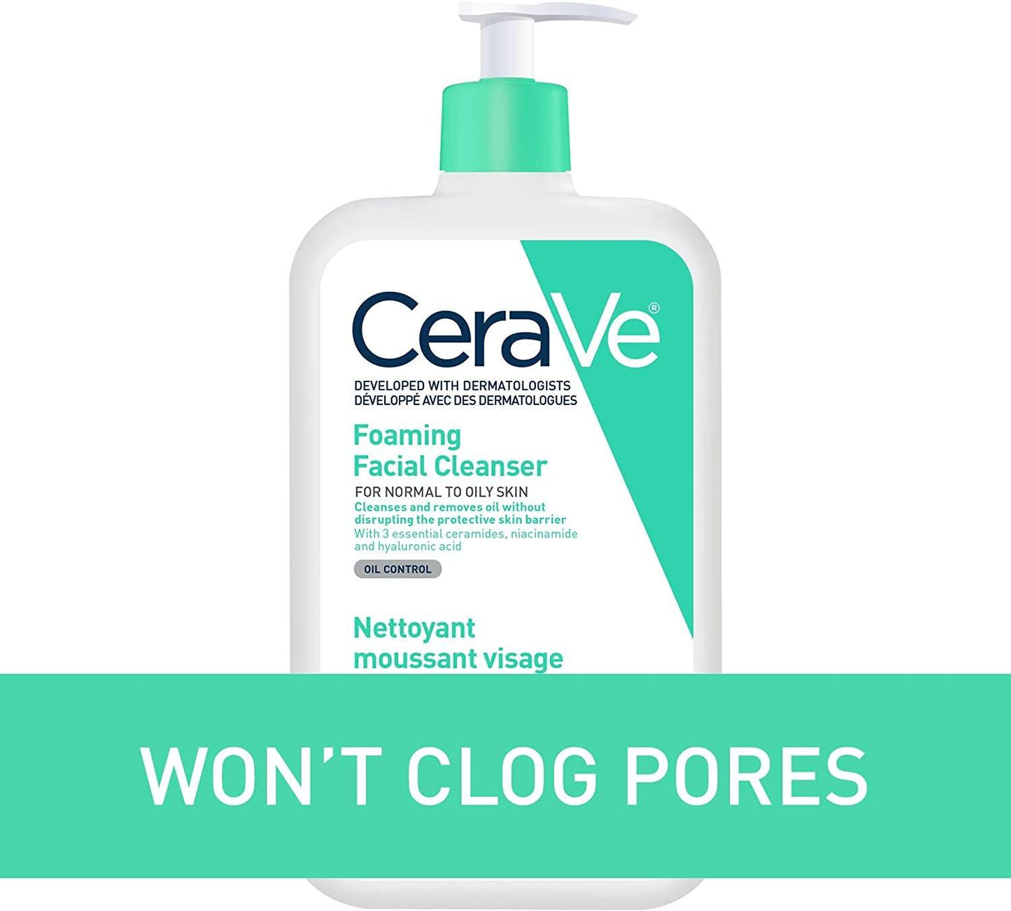 CeraVe FOAMING Face Cleanser Phil and Gazelle.