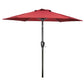 Simple Deluxe 9ft Outdoor Market Table Patio Umbrella with Button Tilt. Phil and Gazelle.