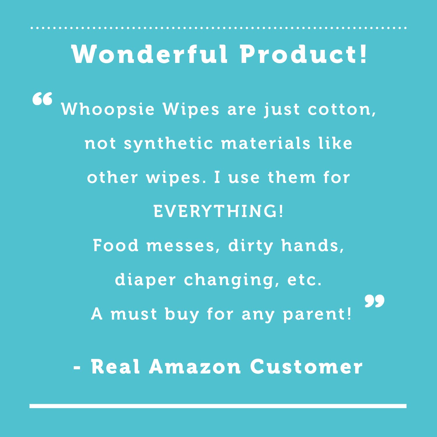 Whoopsie Wipes | Ultra-Soft - 100% Pure Cotton Dry Baby Wipes. Phil and Gazelle.