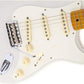 Fender Eric Johnson Stratocaster® Maple Electric Guitar, White Blonde, Maple Fretboard. Phil and Gazelle.