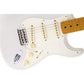 Fender Eric Johnson Stratocaster® Maple Electric Guitar, White Blonde, Maple Fretboard