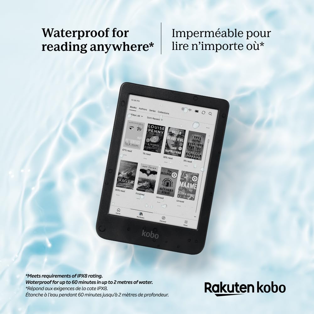 Kobo Clara BW | eReader | 6” Glare-Free Touchscreen. Phil and Gazelle.