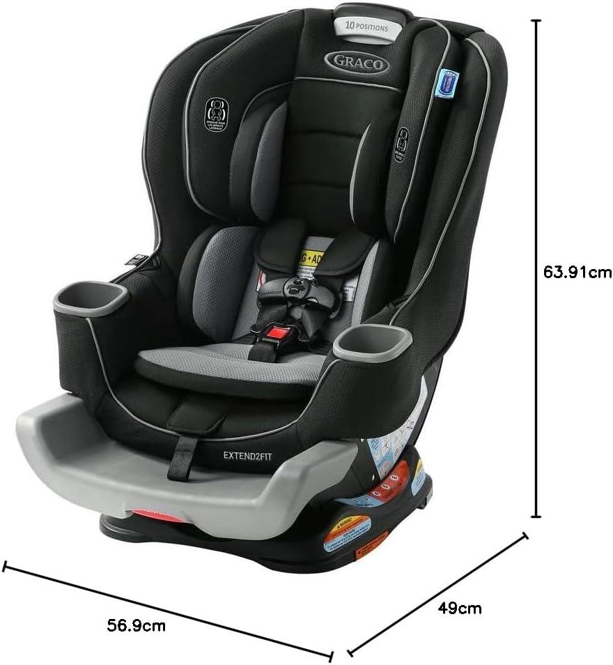 Graco Convertible Car Seat, Extend2Fit. Phil and Gazelle.