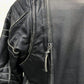 Men's H-D Motorcycle Passing Link Distressed Black Cowhide Leather Jacket. Phil and Gazelle.