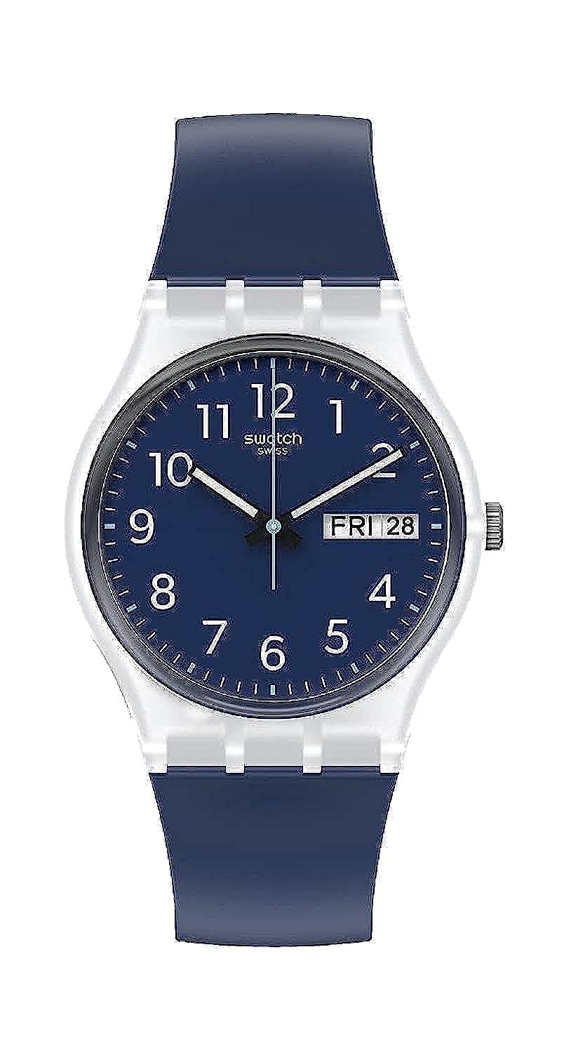 Swatch Rinse Repeat Navy Watch Phil and Gazelle