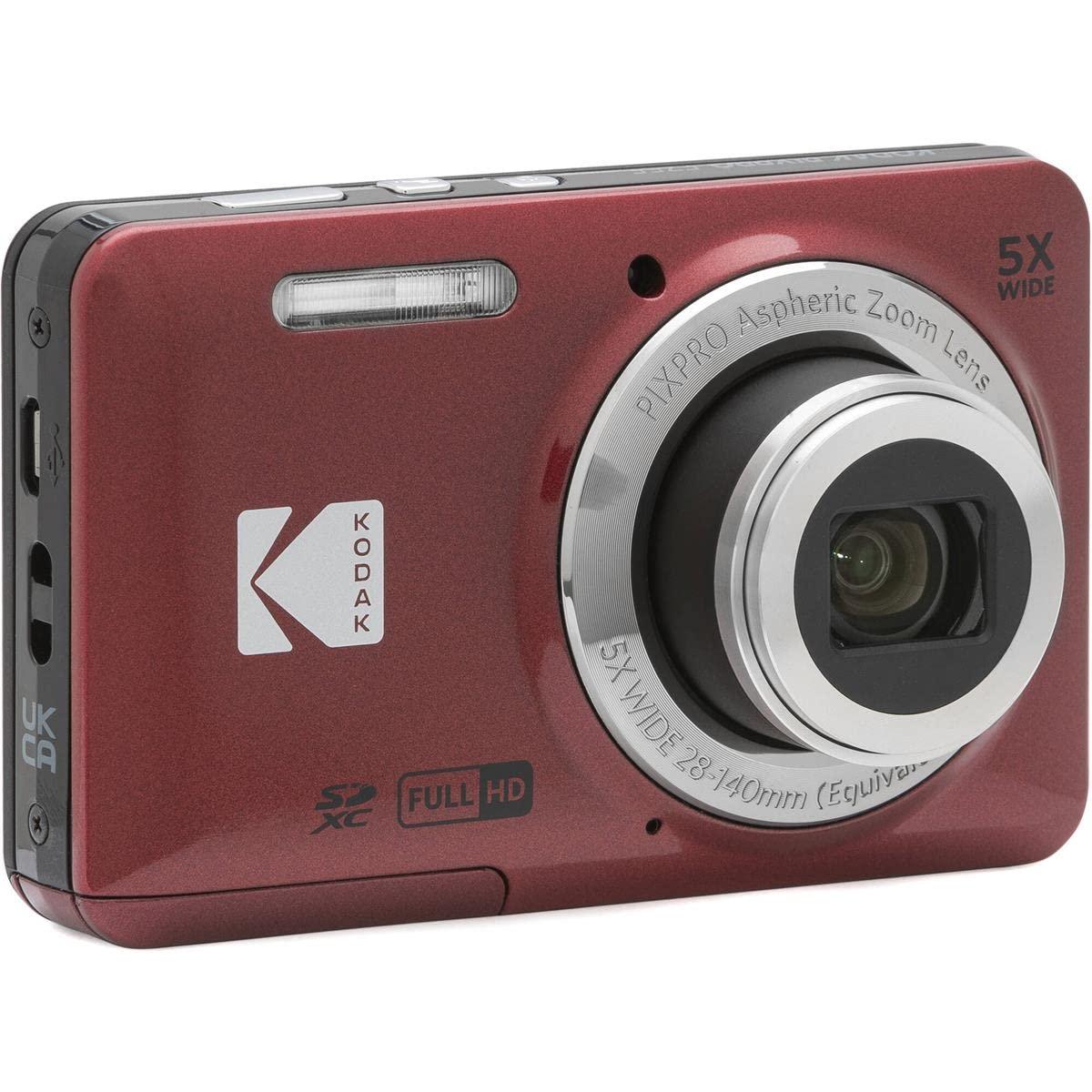 KODAK PIXPRO Friendly Zoom FZ55-RD 16MP Digital Camera with 5X