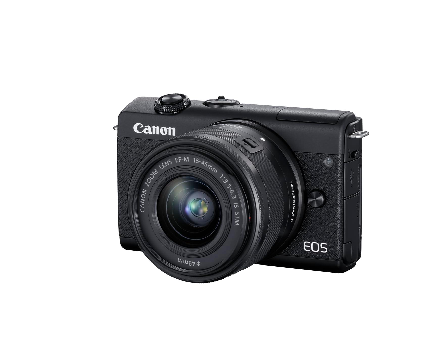 Canon EOS M200 Compact Mirrorless Digital Vlogging Camera with EF-M 15-45mm lens. Phil and Gazelle.