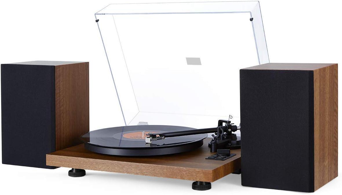 1 BY ONE Record Player Wireless Turntable HiFi System 36 Watt. Phil and Gazelle.