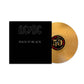 Ac/Dc Back In Black (50th Anniversary Gold Color Vinyl) Album. Phil and Gazelle.