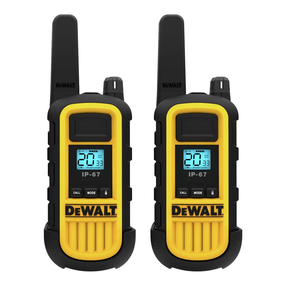 Heavy-Duty 2-Watt Jobsite FRS Walkie Talkies. Phil and Gazelle.