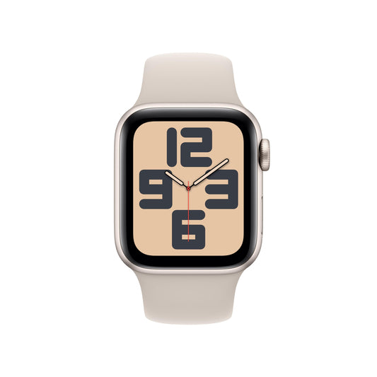 Apple Watch SE (2nd Gen) [GPS 40mm] Smartwatch with Starlight Aluminium Case. Phil and gazelle.
