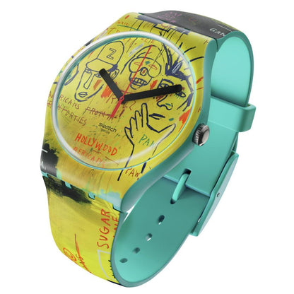 Swatch Hollywood Africans Unisex Watch JM Basquiat. Phil and Gazelle