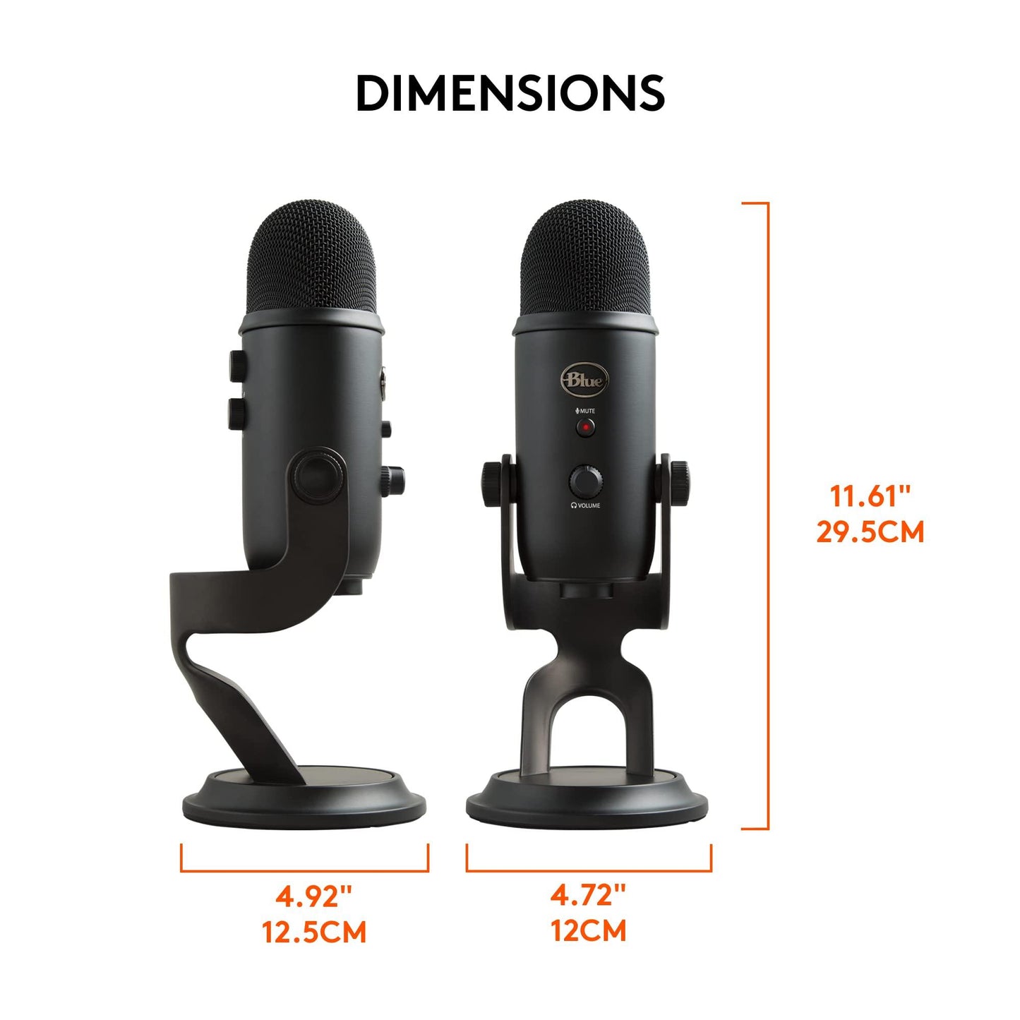 Logitech for Creators Blue Yeti USB Microphone for Gaming, Streaming, Podcasting. Phil and Gazelle.