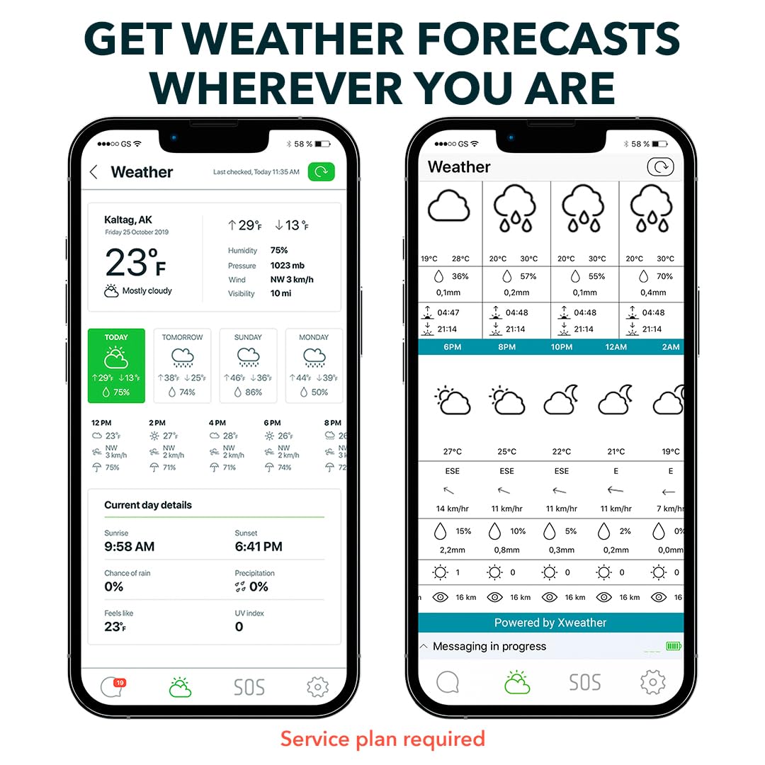 Satellite Communicator – Two-Way Global SMS Text Messenger, Email.