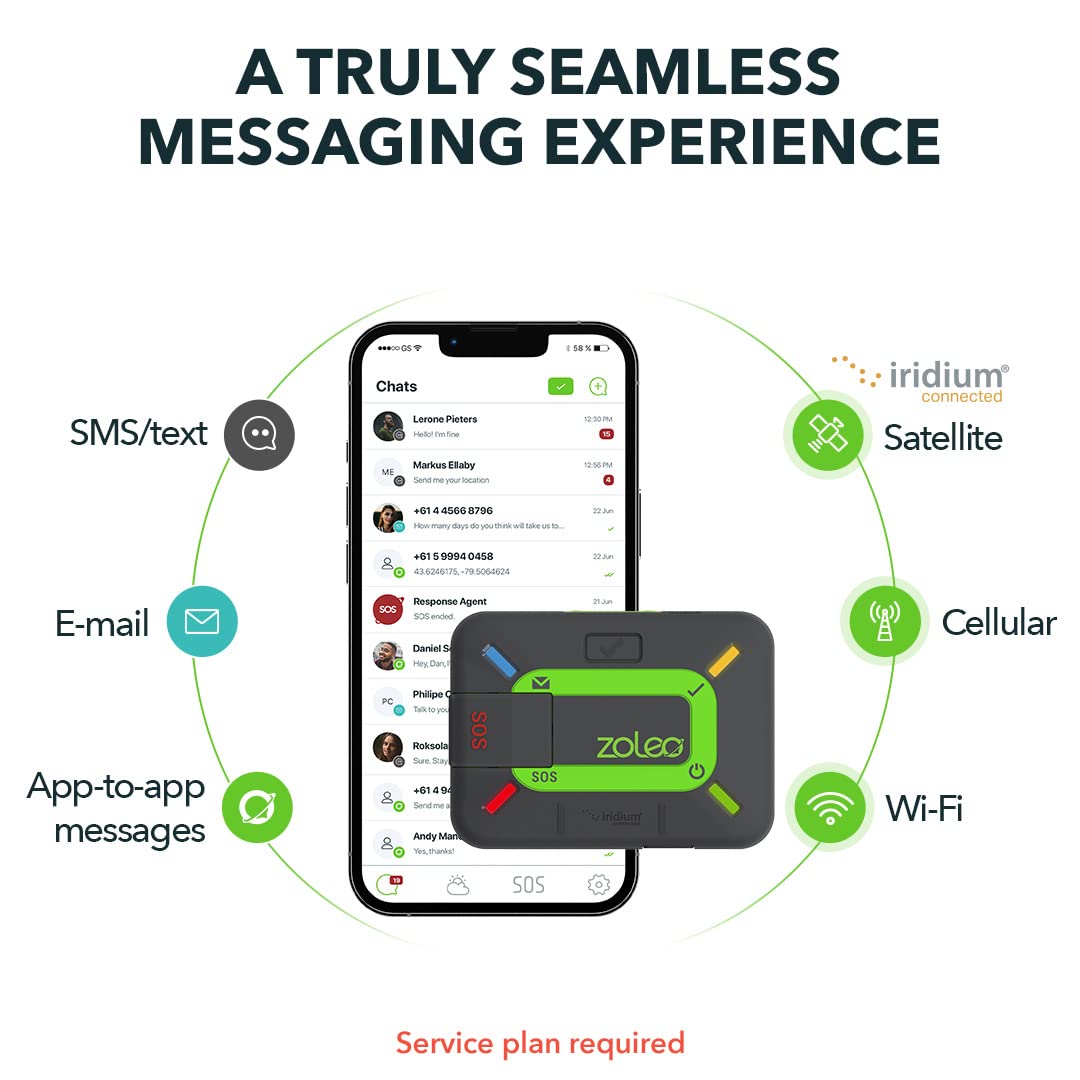 Satellite Communicator – Two-Way Global SMS Text Messenger, Email.