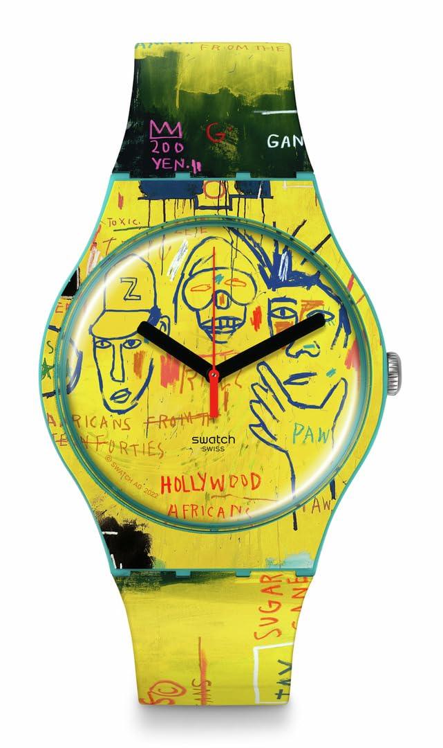 Swatch Hollywood Africans Unisex Watch JM Basquiat. Phil and Gazelle