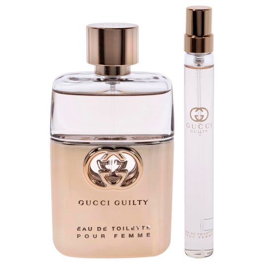 Gucci Guilty by Gucci for Women - 2 Pc Gift Set 1.6oz EDT Spray, 0.33oz EDT Spray Phil and Gazelle