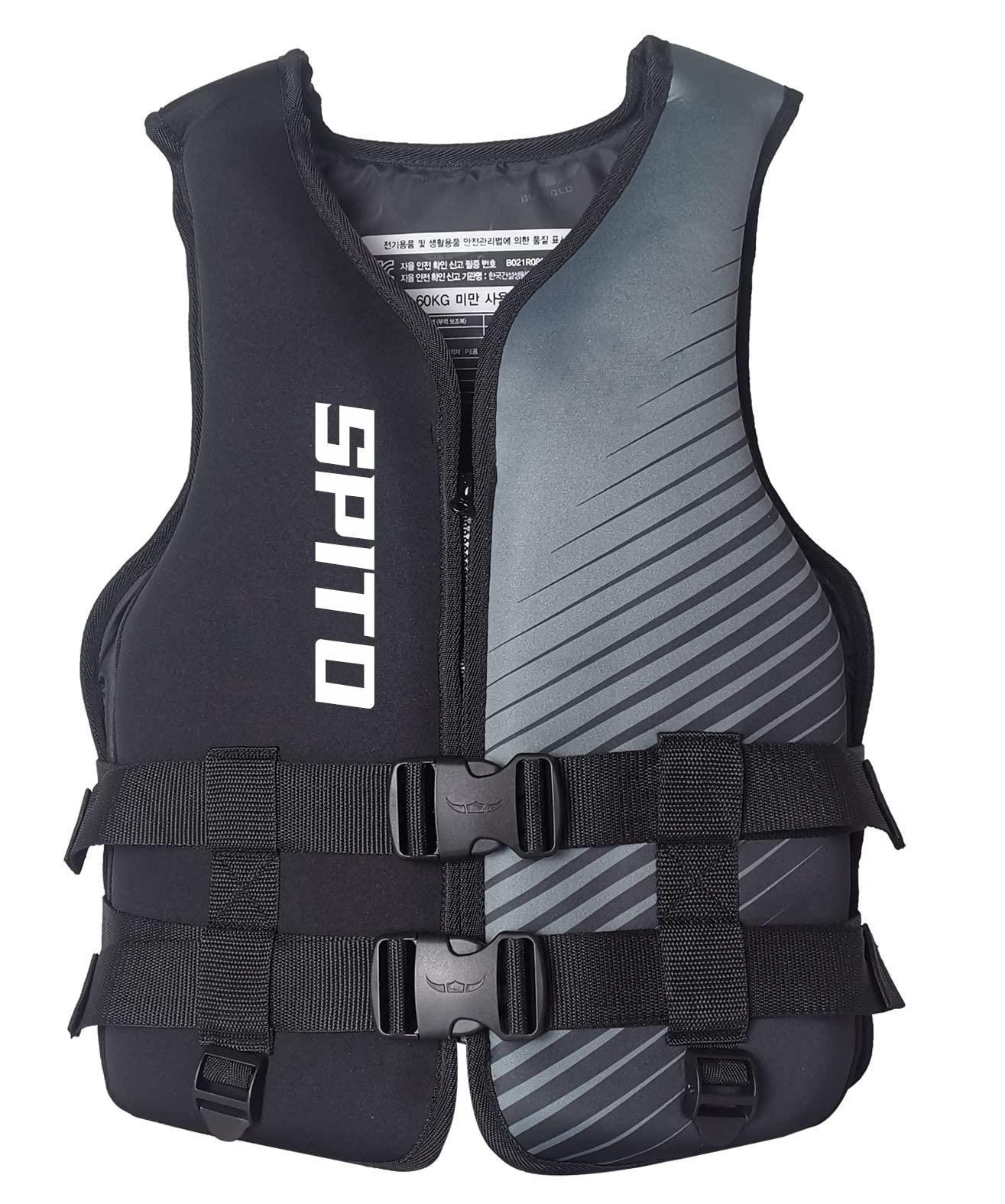 Life Jackets Vest, Adult Adjustable Safety Breathable Swimming Vest. Phil and Gazelle