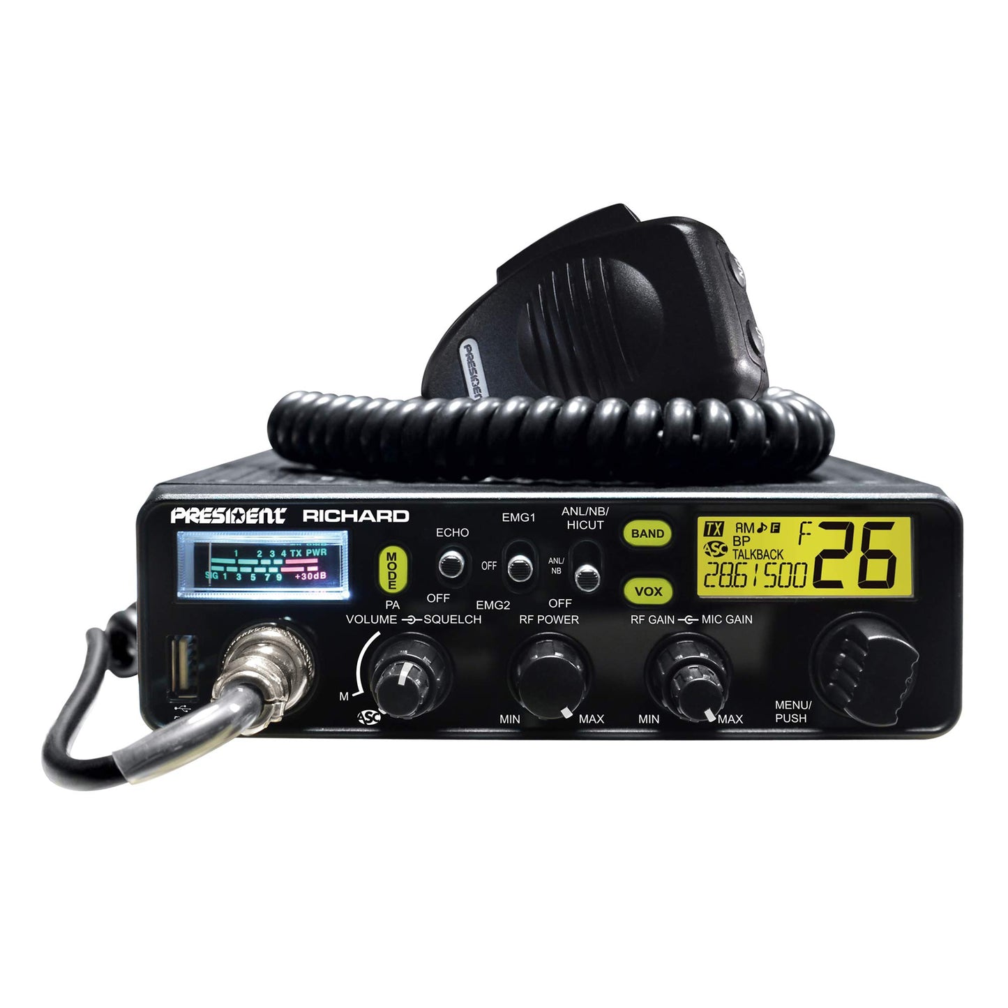 Richard 50 WATT PEP AM/FM 10 Meter TRANSCEIVER. Phil and Gazelle.